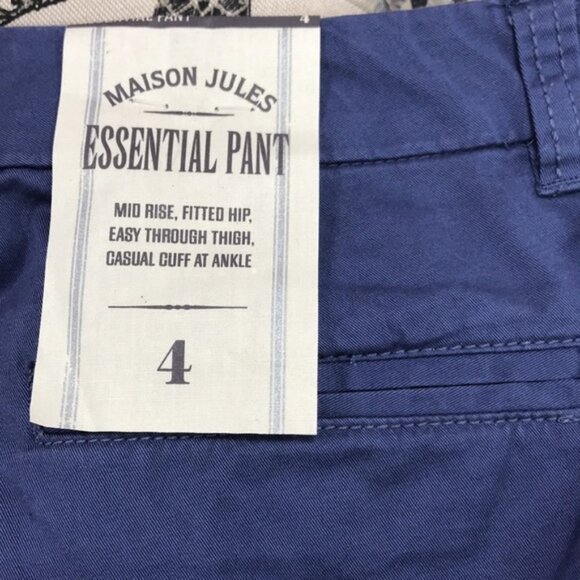 Maison Jules Slim Ankle Pants - Picture 8 of 9